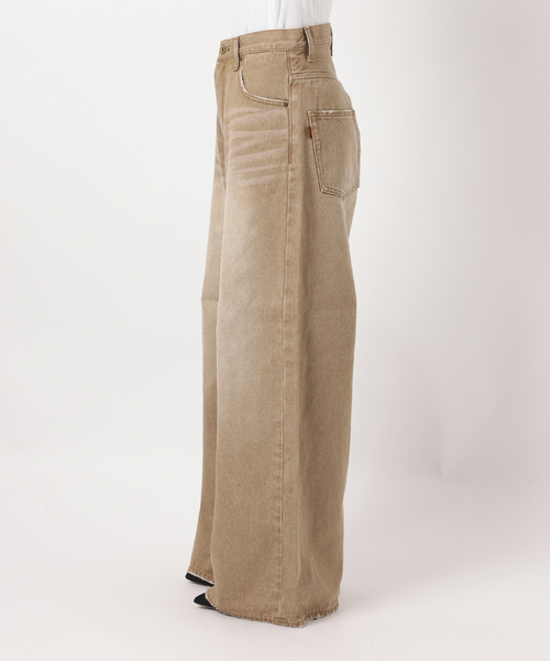 パンツ Spick & Span 5 1/2 HIGH-WIDELEG DENIM 27 Spick＆Span（スピック アンド スパン） ワイドパンツ ジーンズ デニム