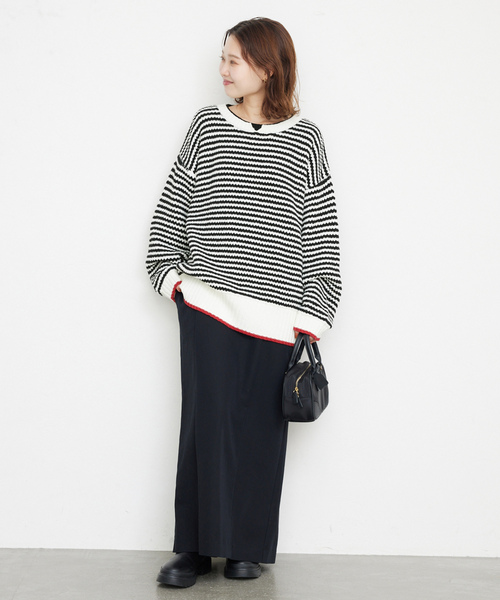 「SLOBE IENA」 長袖ニット FREE ブルー レディースの画像