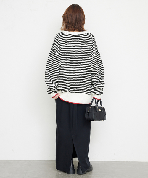 「SLOBE IENA」 長袖ニット FREE ブルー レディースの画像