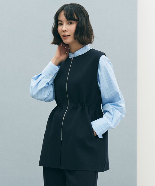 UNFILO（アンフィーロ） ベスト ジレ 「セレモニー」BEAUTY FORM KNIT