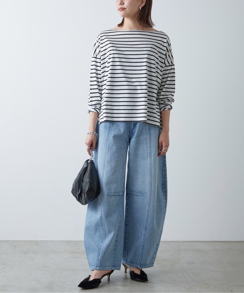 「Drawing Numbers」 長袖カットソー 38 ホワイト レディース_画像2