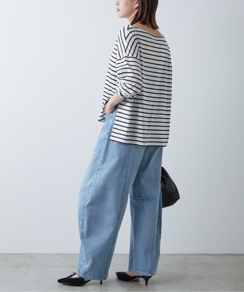 「Drawing Numbers」 長袖カットソー 38 ホワイト レディース_画像4