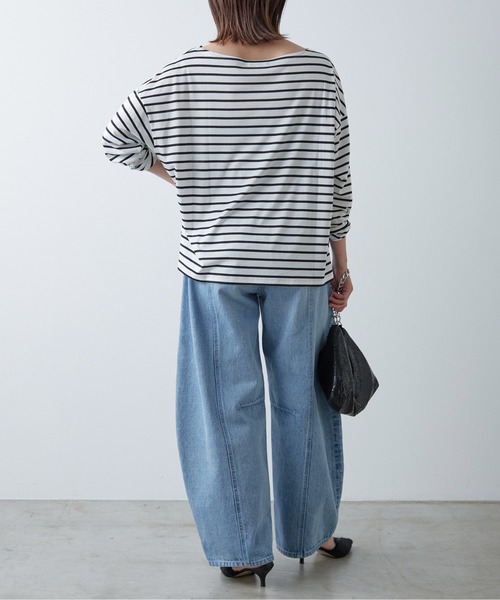 「Drawing Numbers」 長袖カットソー 38 ホワイト レディース_画像5