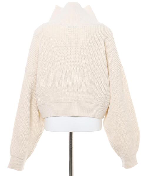 「INGNI」 長袖ニット M ブルー レディース_画像8