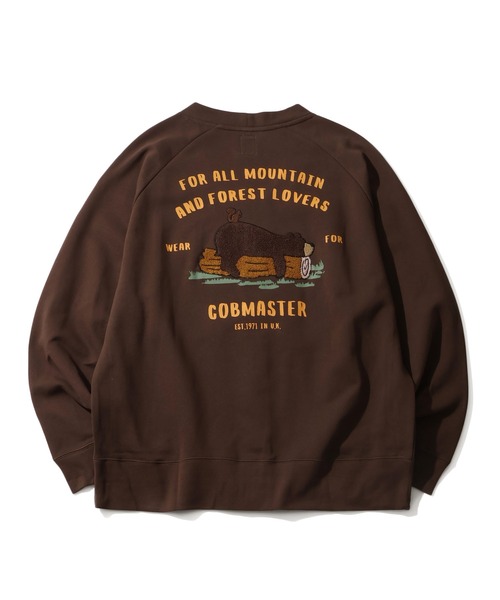 「COBMASTER」 カーディガン M(38) ブラウン メンズ_画像4