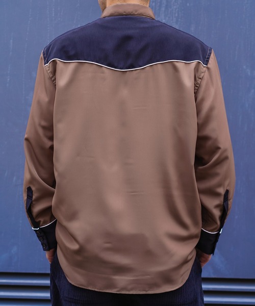 「Subciety」 長袖シャツ MEDIUM グレー メンズ_画像5