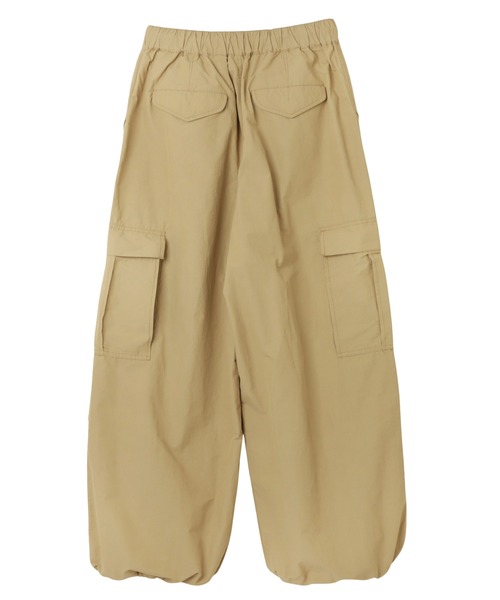 「andme」 カーゴパンツ M ライトカーキ レディース_画像4