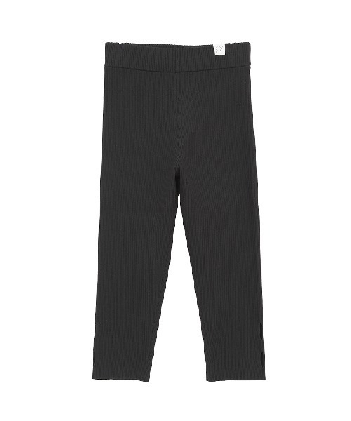MANOF（マノフ） レギンス スパッツ LOGO RIB KNIT LEGGINS レディース