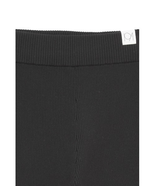 MANOF（マノフ） レギンス スパッツ LOGO RIB KNIT LEGGINS レディース