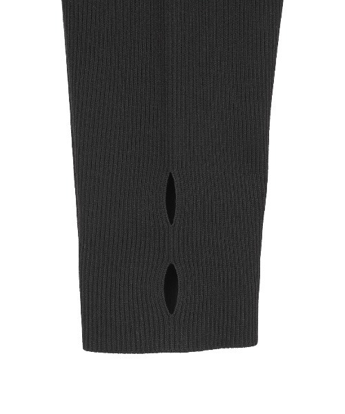 MANOF（マノフ） レギンス スパッツ LOGO RIB KNIT LEGGINS レディース