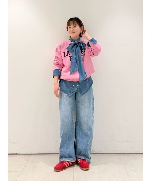 allureville（アルアバイル） トレーナー スウェット ピグメントダイ
