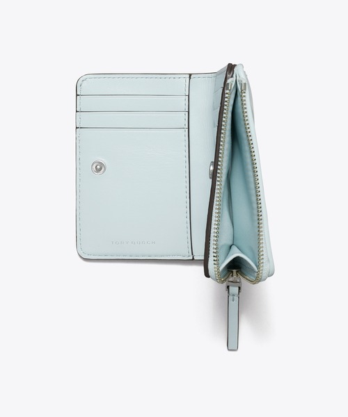 TORY BURCH ブルーカラー　折りたたみ財布 二つ折り財布 ブルー（青）系 Tory Burch(トリーバーチ) 財布・小物