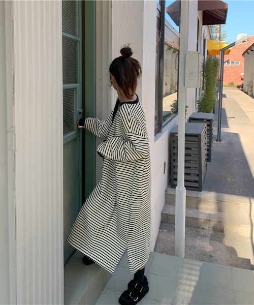 「Per sist ence」 長袖ワンピース FREE ブラック レディース_画像8