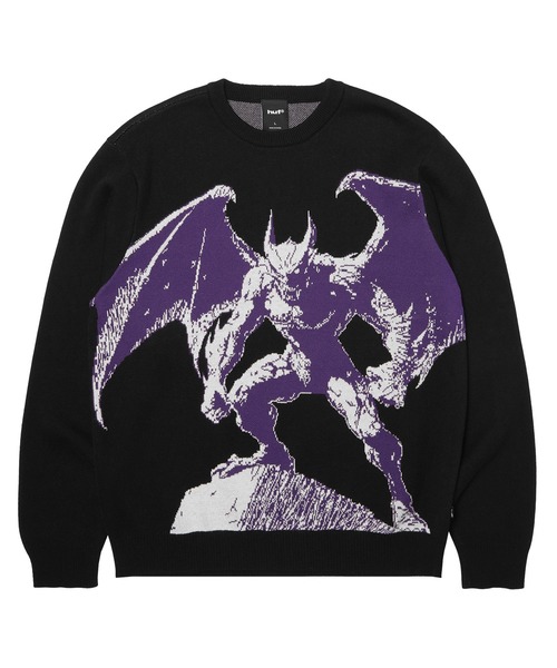 HUF（ハフ） セーター ニット HEAVEN CAN WAIT CREWNECK SWEATER