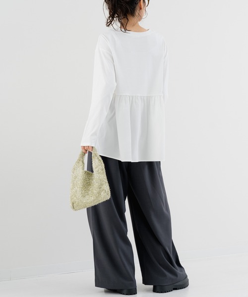 「ANNA LUNA」 長袖カットソー MEDIUM オフホワイト レディース_画像4