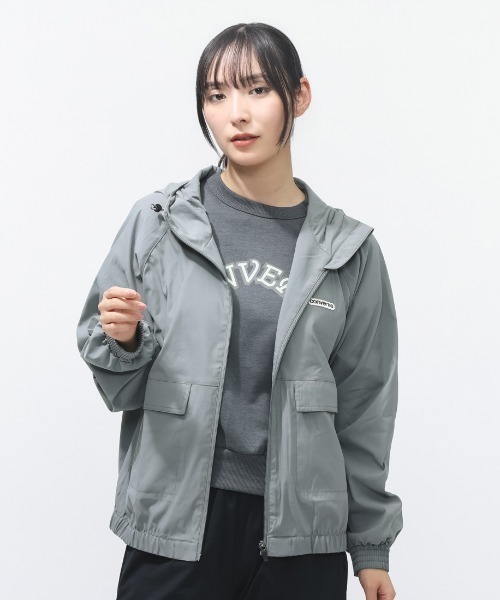 Lサイズ グレー ゴンズ  ブーディー CONVERSE（コンバース） ブルゾン ジャンバー STRETCH HD JACKET L