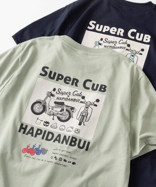 sanrio（サンリオ） tシャツ 半袖 「71」「HONDA/ホンダ」×「Sanrio