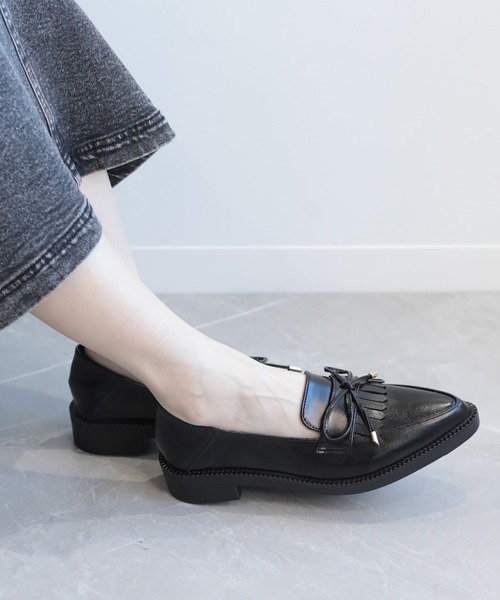 「shoes365」 「Zuan Da Shu」シューズ 22.5cm ブラック レディース_画像8