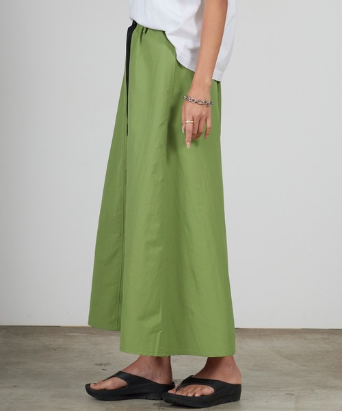 Gramicci（グラミチ） ロング スカート 夏 NYLON FLARE SKIRT ロング
