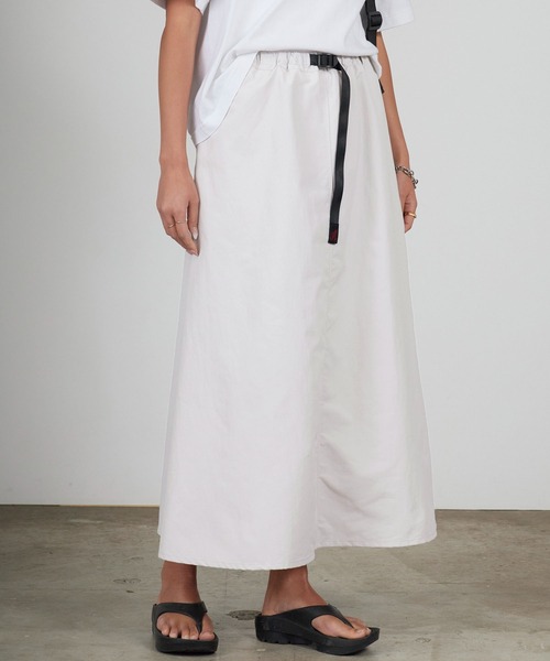 Gramicci（グラミチ） ロング スカート 夏 NYLON FLARE SKIRT ロング