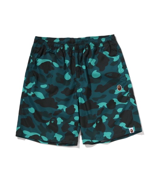 A BATHING APE（アベイシングエイプ） パンツ COLOR CAMO APE HEAD ONE