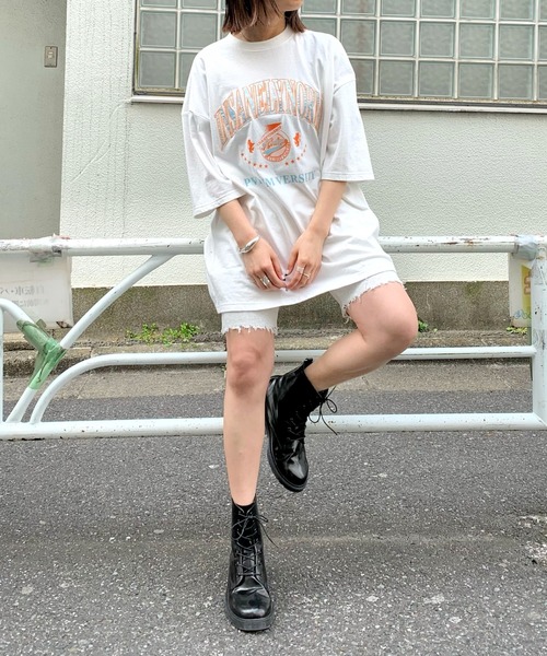 「WHO'S WHO gallery」 「KOOKY’N」半袖Tシャツ FREE ライトグレー メンズ_画像7