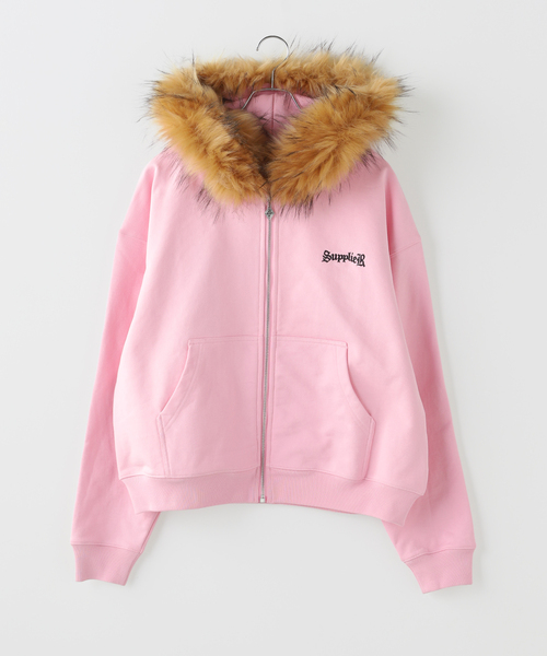 supplierサプライヤーパーカーCross Zip Hoodie SUPPLIER（サプライヤー） パーカー Fur Cross Zip Hoodie メンズ