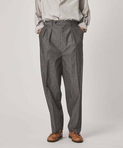 STEVEN ALAN（スティーブンアラン） スラックス デニムシャンブレー