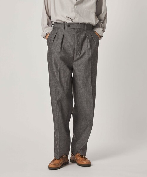 STEVEN ALAN（スティーブンアラン） スラックス デニムシャンブレー