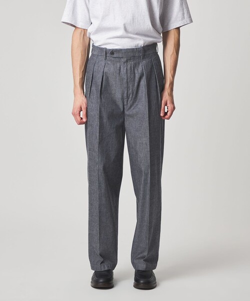 STEVEN ALAN（スティーブンアラン） スラックス デニムシャンブレー