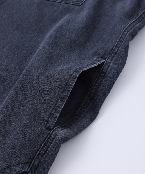 「SILAS」 長袖シャツ X-LARGE ライトインディゴブルー メンズ_画像2