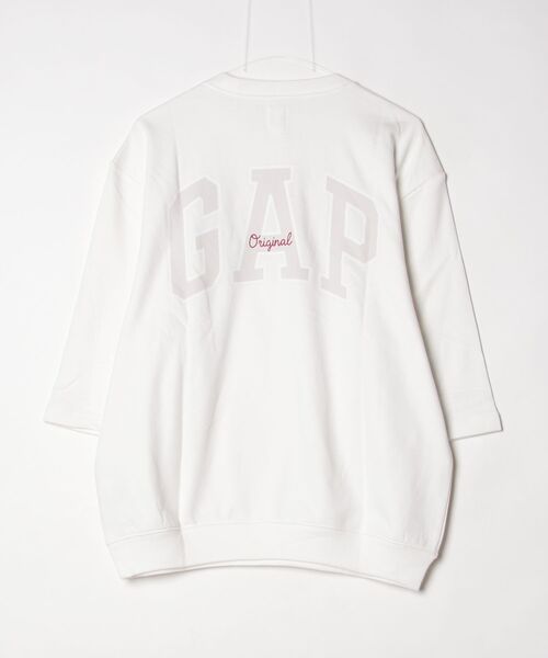 トレーナー スウェット オーバーサイズ GAPロゴ フレンチテリーTシャツ メンズ レディースの画像