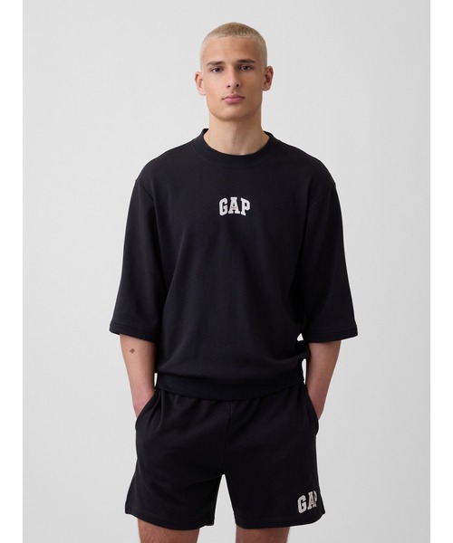 トレーナー スウェット オーバーサイズ GAPロゴ フレンチテリーTシャツ メンズ レディースの画像