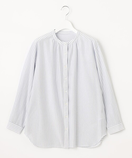 「J.PRESS」 長袖ブラウス MEDIUM ブルー レディース_画像6