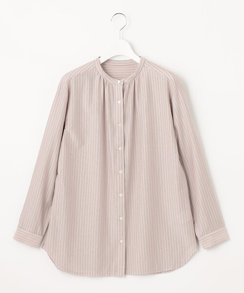 「J.PRESS」 長袖ブラウス MEDIUM ブルー レディース_画像7