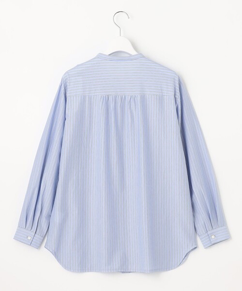 「J.PRESS」 長袖ブラウス MEDIUM ブルー レディース_画像9