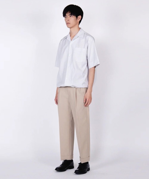 シャツ 「th products」Open Collar Shirt (MID) メンズの画像