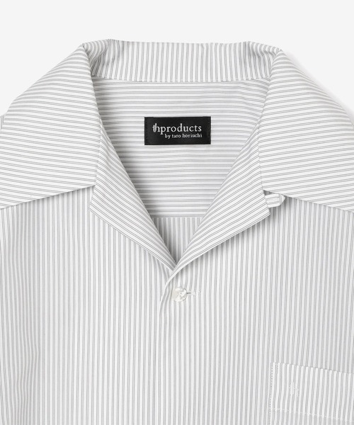 シャツ 「th products」Open Collar Shirt (MID) メンズの画像