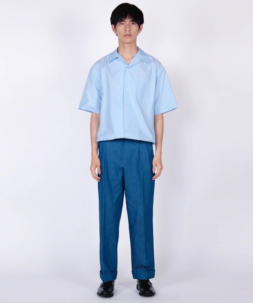 シャツ 「th products」Open Collar Shirt (MID) メンズの画像