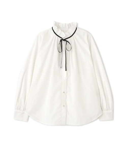 「N.(N. Natural Beauty Basic)」 長袖ブラウス MEDIUM ブルー系その他 レディース_画像7