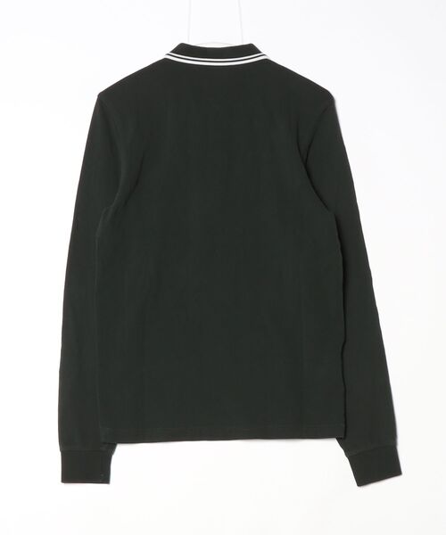Yahoo!オークション - 「FRED PERRY」 長袖ポロシャツ S グリーン系そ