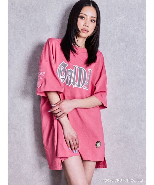 GALFY（ガルフィー） tシャツ 半袖 GYDA×GALFY BACK LOGO BIG Tシャツ