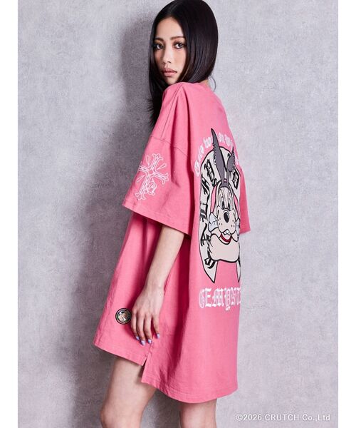 GALFY（ガルフィー） tシャツ 半袖 GYDA×GALFY BACK LOGO BIG Tシャツ