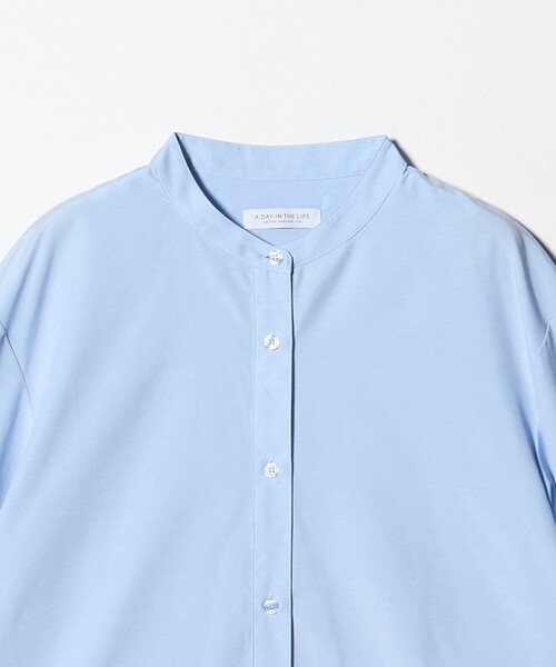 「A DAY IN THE LIFE UNITED ARROWS」 半袖ブラウス FREE ネイビー レディース_画像8