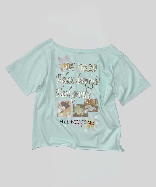 SCULPTOR（スカルプター） tシャツ Healing Off-Shoulder Tee