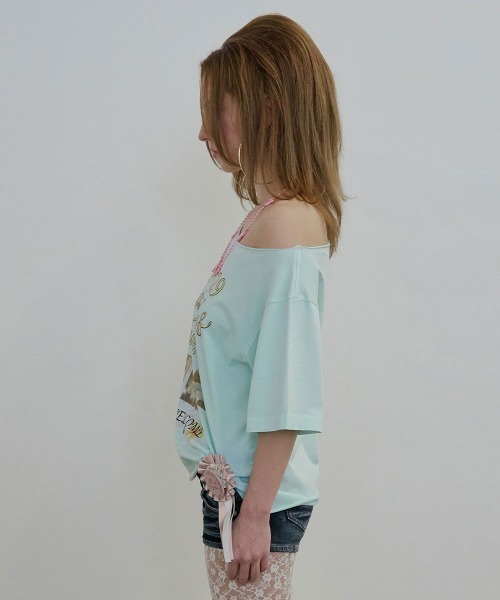 SCULPTOR（スカルプター） tシャツ Healing Off-Shoulder Tee