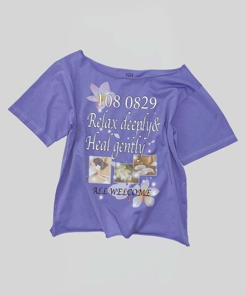 SCULPTOR（スカルプター） tシャツ 半袖 Healing Off-Shoulder Tee
