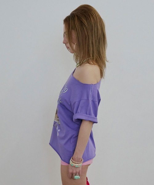 SCULPTOR（スカルプター） tシャツ 半袖 Healing Off-Shoulder Tee