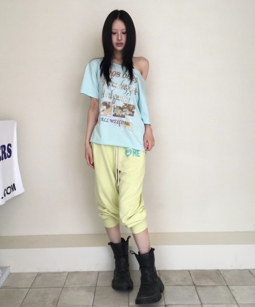 SCULPTOR（スカルプター） tシャツ 半袖 Healing Off-Shoulder Tee