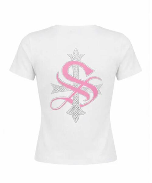 新品未使用、薄ピンク！！repetto パッククロスTシャツSサイズ SupBaby by SUPPLIER tシャツ 半袖 SUPPLIER/サプベビー バイ
